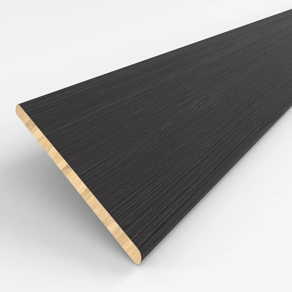 Muestra de lama para persiana veneciana de madera a medida | Bambú / 25 mm / Cinder