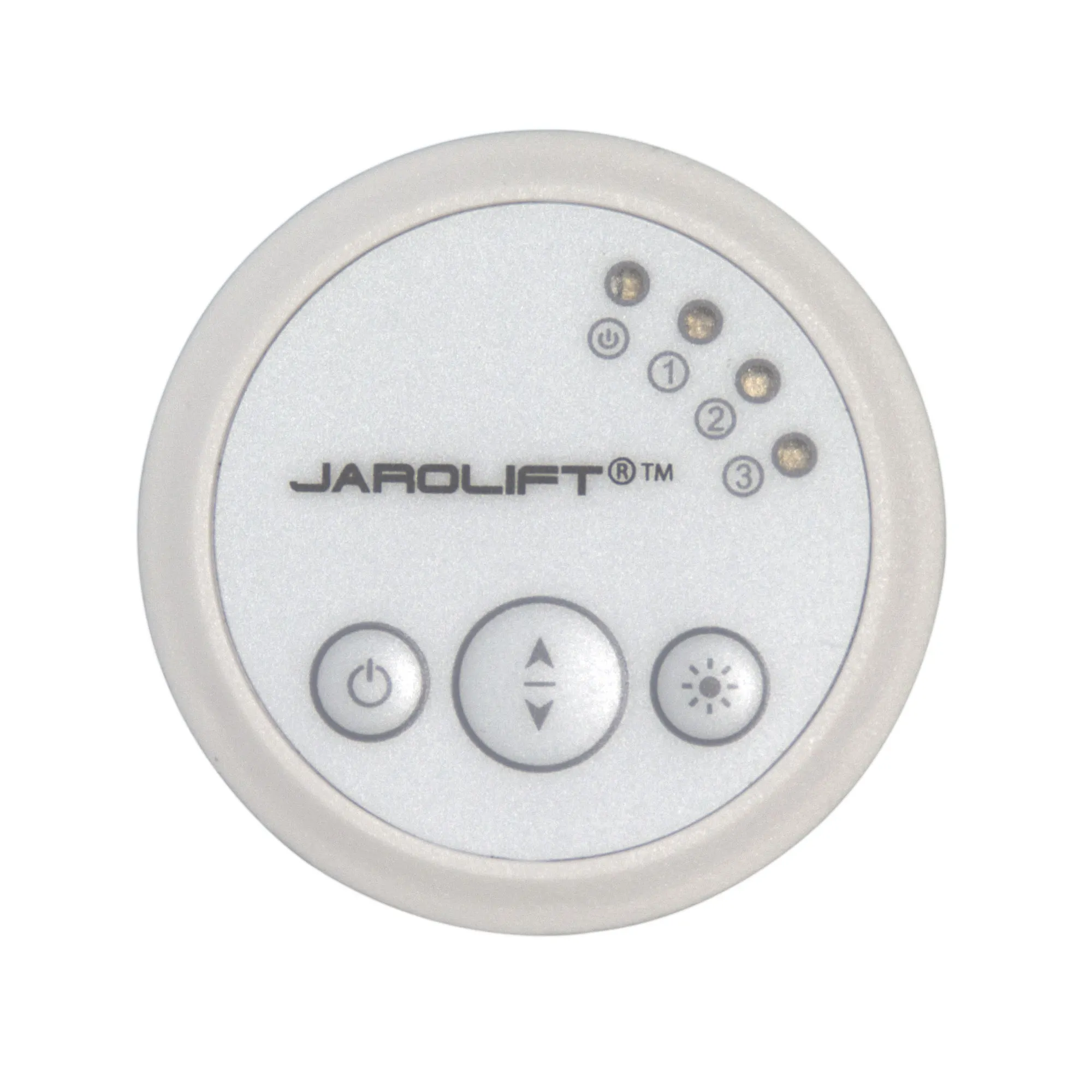 Sensore solare wireless con pulsanti e indicatori LED per il controllo di tende o persiane