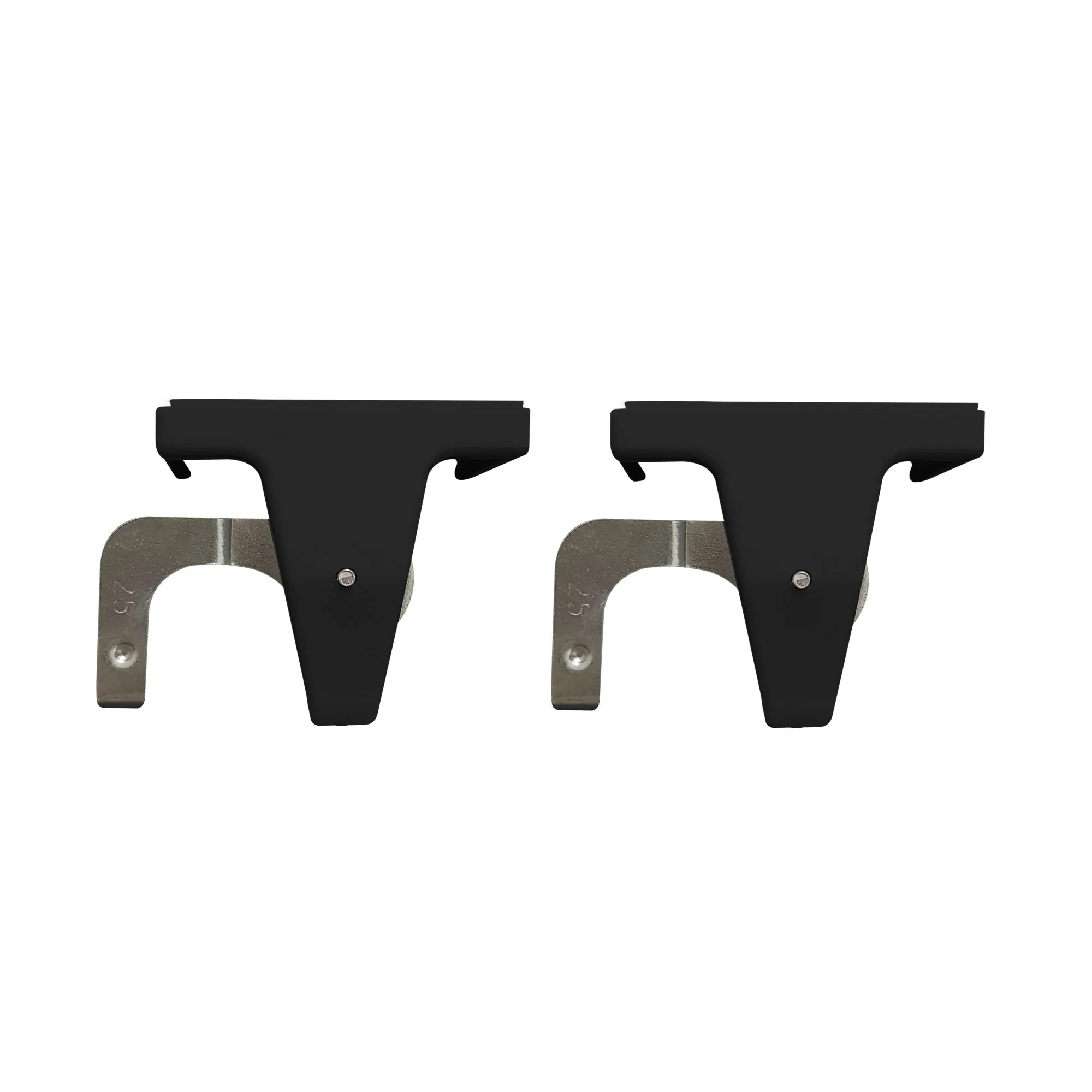 Diversi supporti adesivi per tende da 25 mm in varie versioni