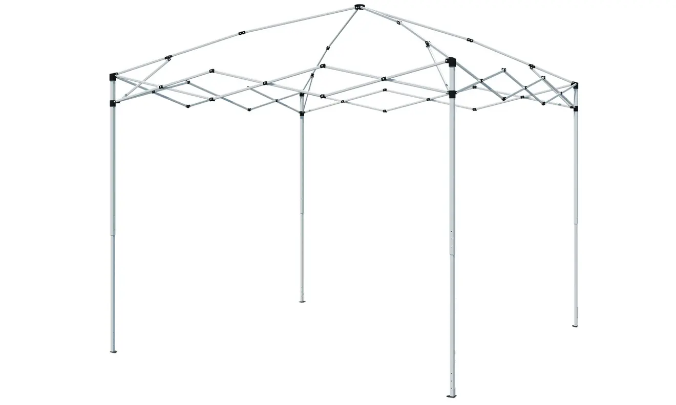 Faltpavillon mit Metallrahmen und faltbarem Dachgestell