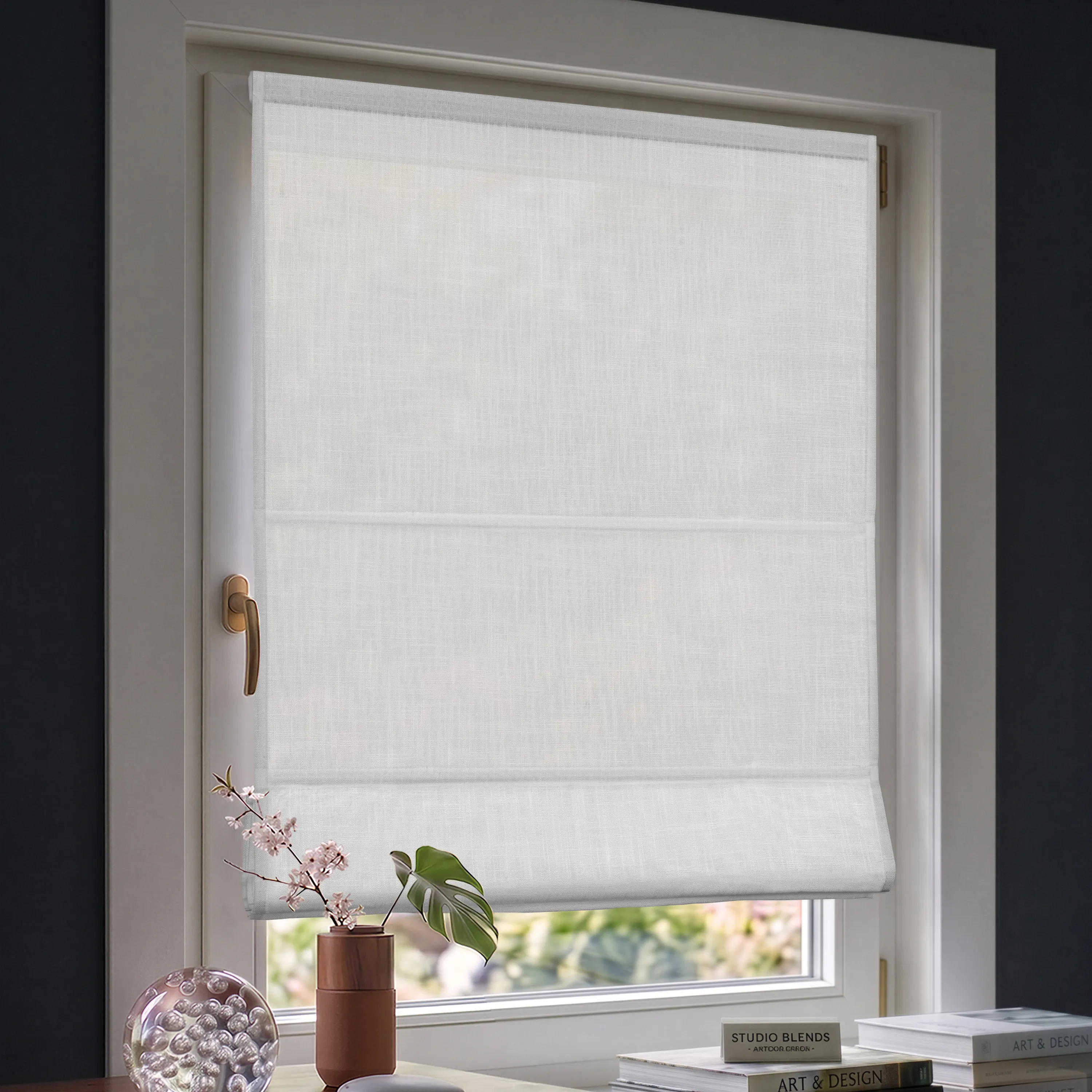 Ivora Premium Raffrollo | 80 x 175 cm, weiß, blickdicht