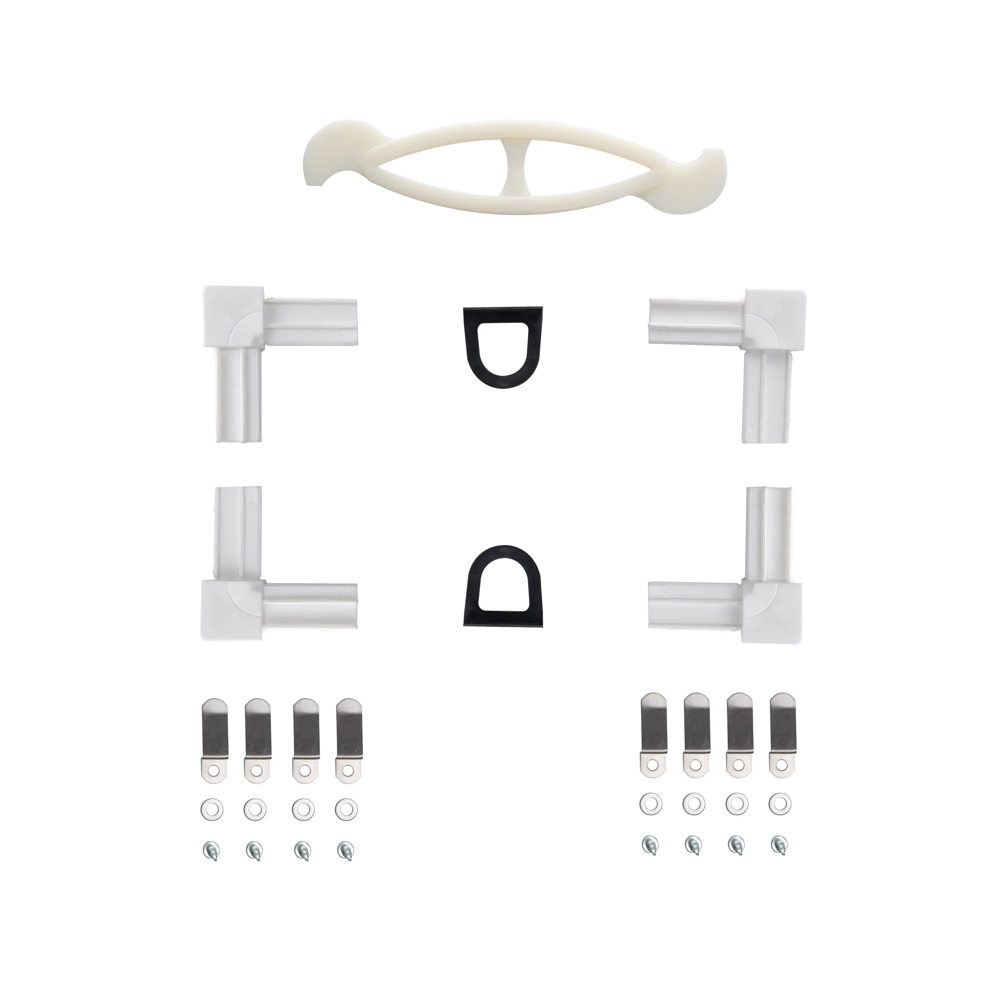 Zestaw części zamiennych do moskitiery ramkowej BrushLine 2000 | biały