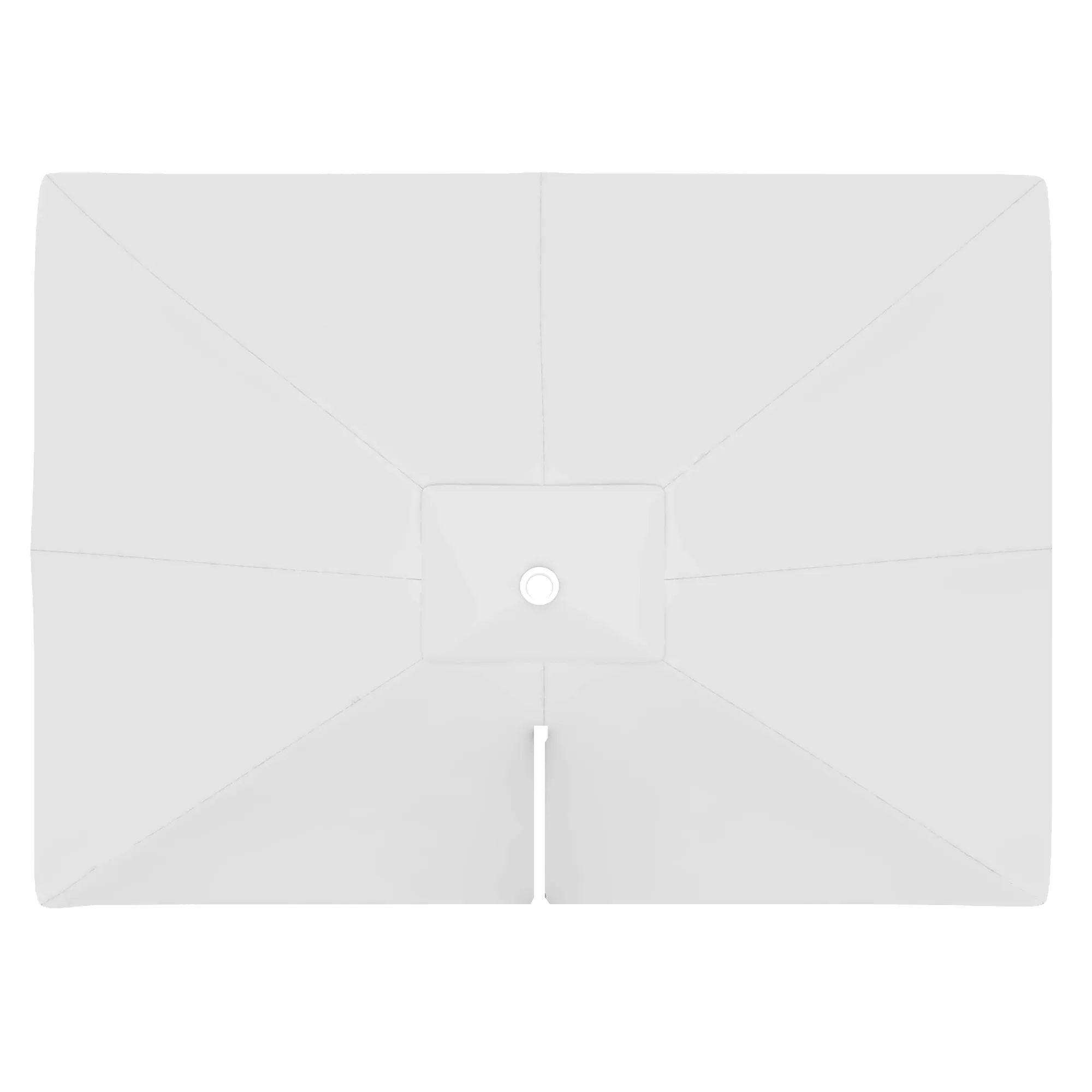 Toile pour parasol déporté parapenda (Plus) | 4 x 3 m, rectangulaire, blanc
