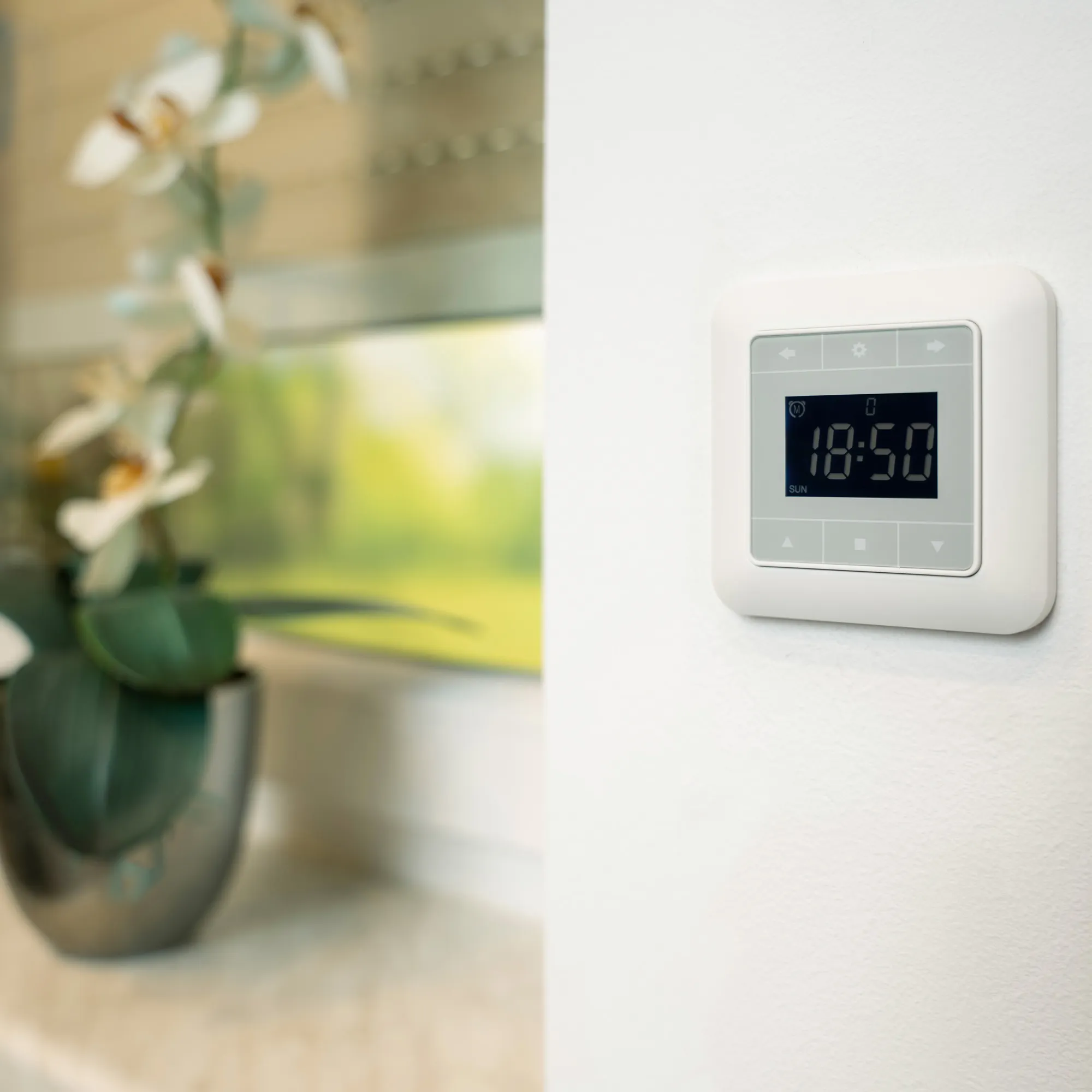 Mando de pared JMT-Touch con Touch-Display | blanco