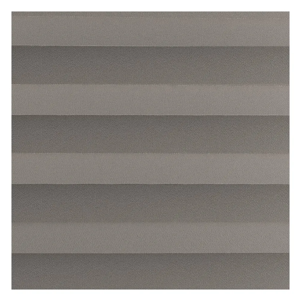 Campioni di tessuto per tenda plissettata su misura | 20408 grigio / semi-trasparente / Cara Perlmutt Color B1