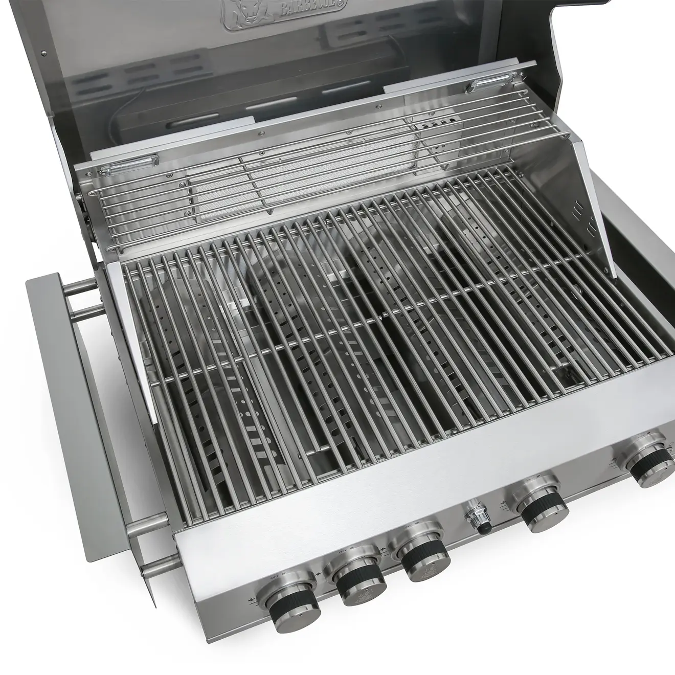 Einbau-Gasgrill MBG-400S/EB | mit Backburner, Rost von oben