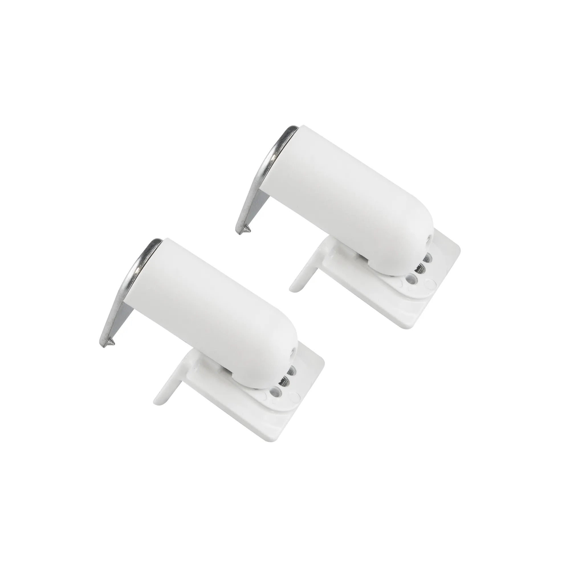 Klemmträger inkl. Schraube für Spannschuh | weiß, 2 Stück