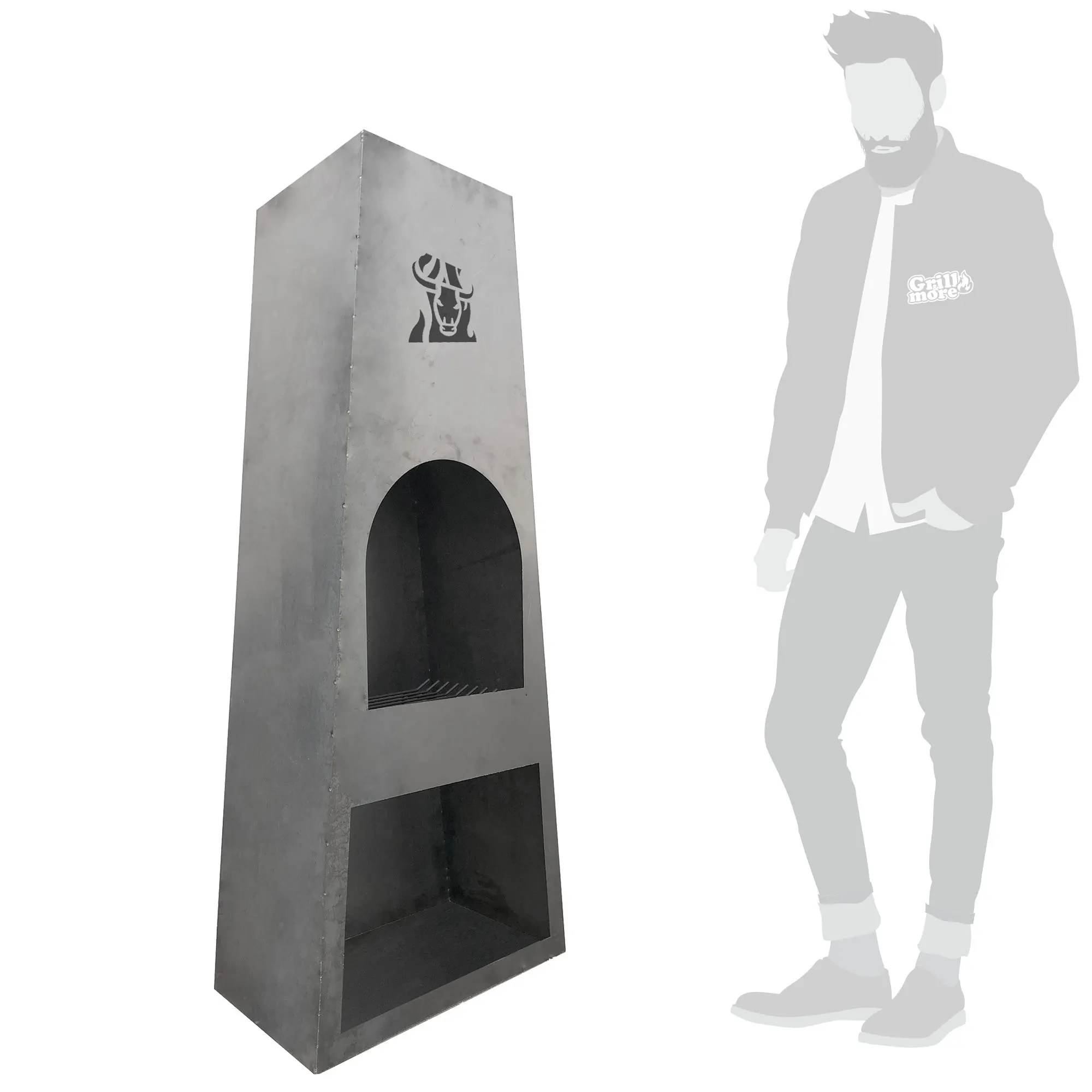 HEIZA Gartenkamin / Feuerstelle MGK-1660 | Cortenstahl