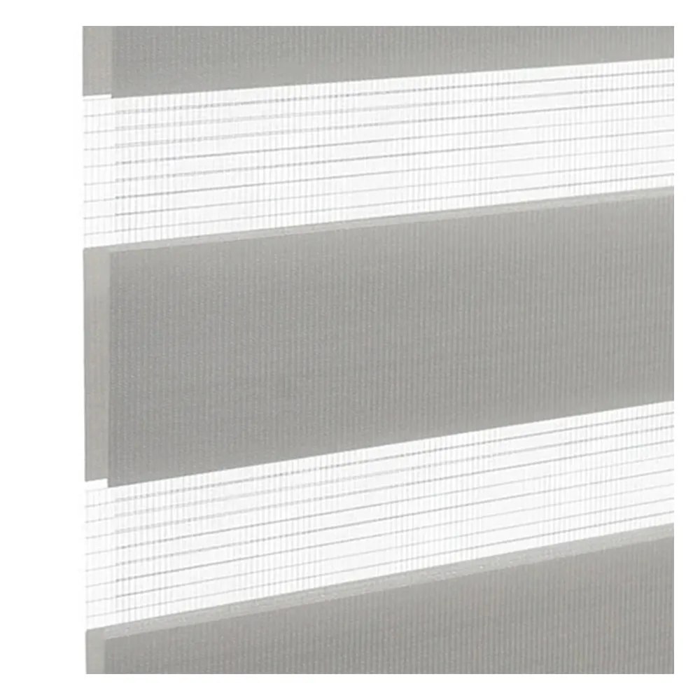 Échantillon tissu pour store enrouleur jour nuit sur mesure | BH21 gris / translucide / Londres