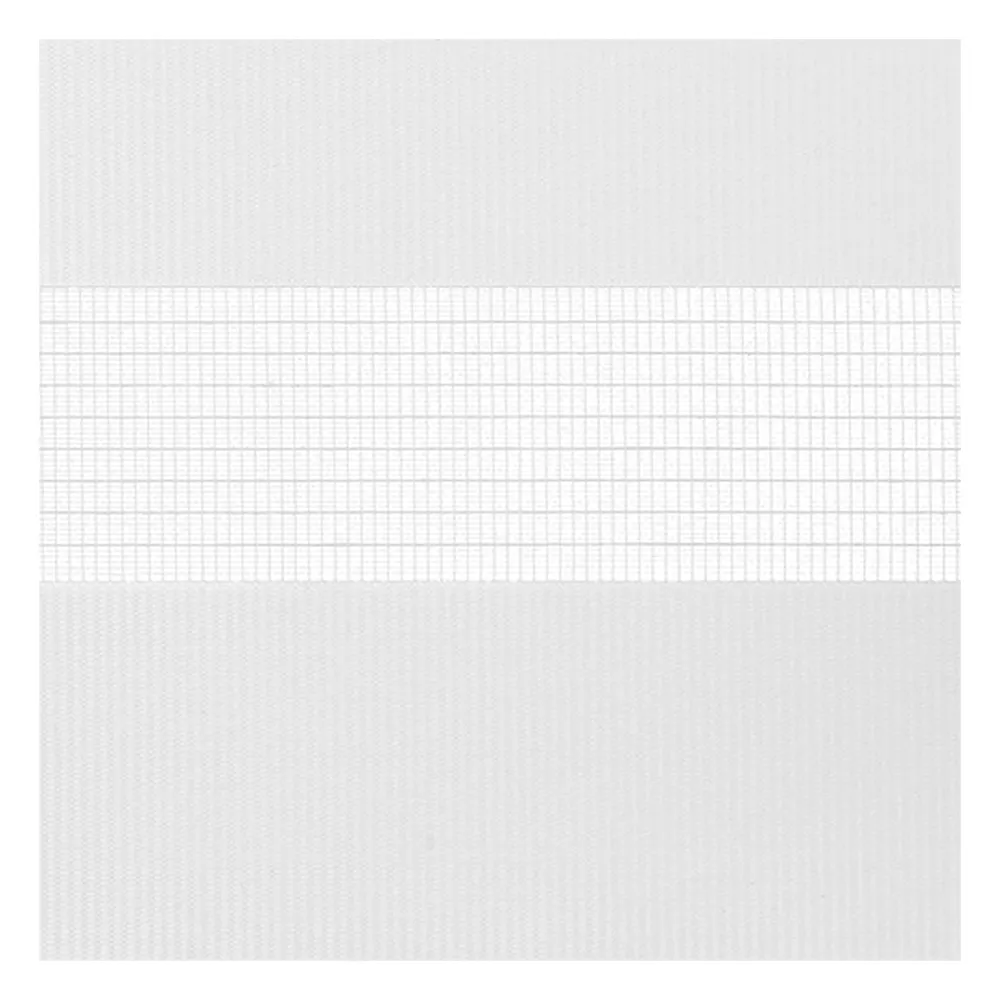 Stoffmuster für Doppelrollo nach Maß | A006 grau-schwarz, lichtdurchlässig, Spring