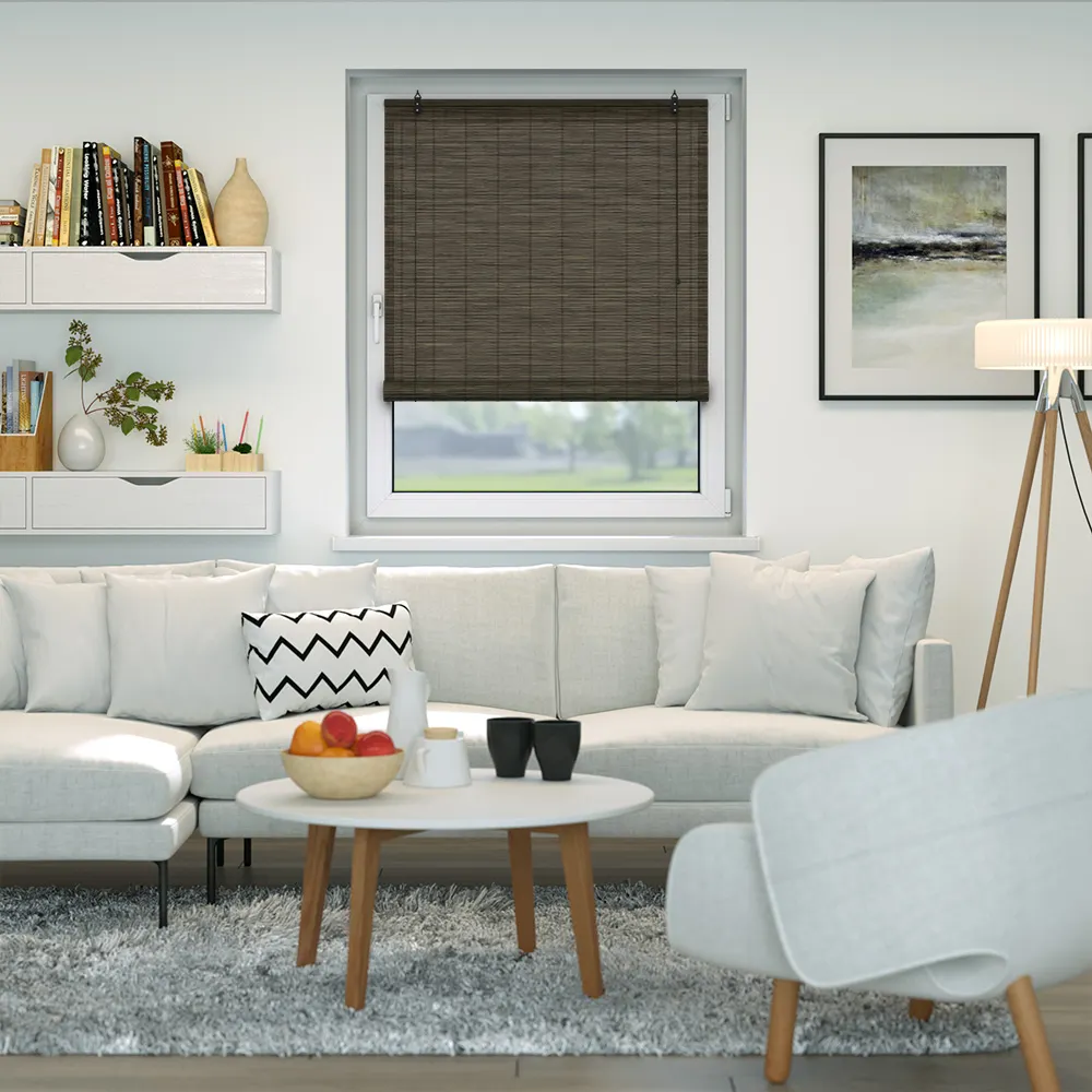 Roleta bambusowa | 60 x 220 cm, ciemnobrązowy