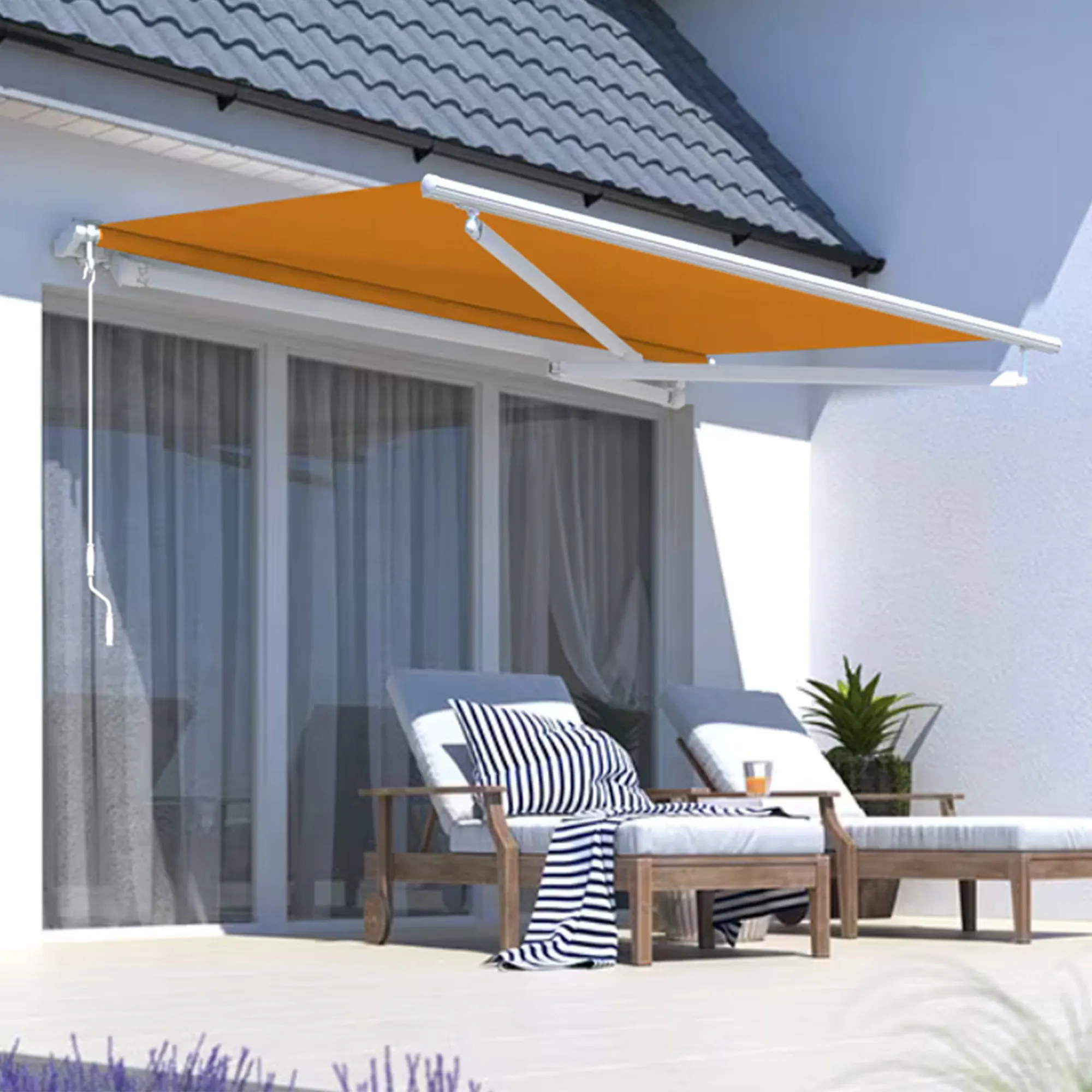 Summer XXL offene Gelenkarmmarkise nach Maß