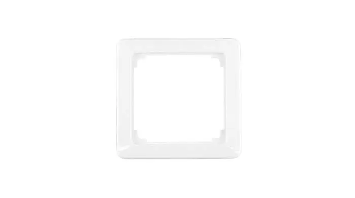 Quadratischer Zwischenrahmen für Steckdosen oder Schalter, schlichtes Design