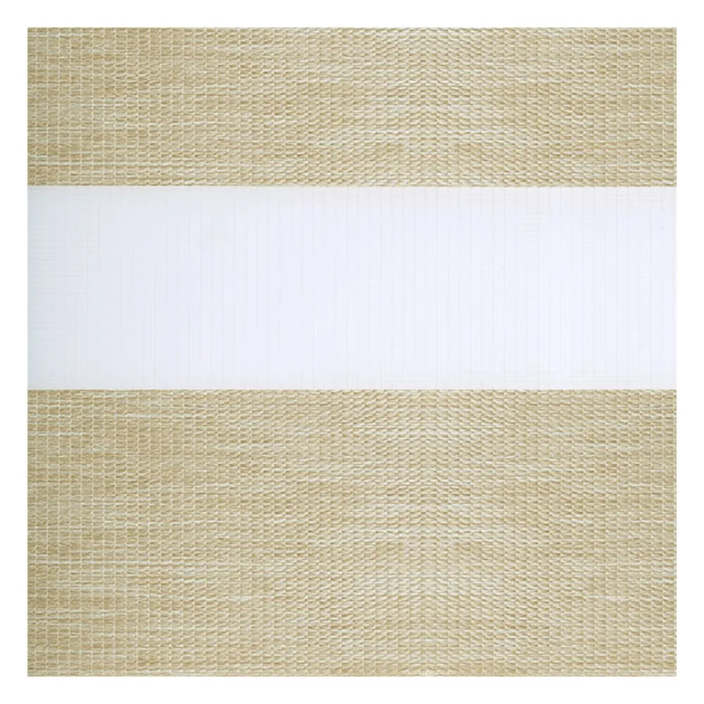 Stoffmuster für Doppelrollo nach Maß | G7835 beige / lichtdurchlässig / Rio  Stoffmuster für Doppelrollo nach Maß | G7835 beige / lichtdurchlässig / Rio