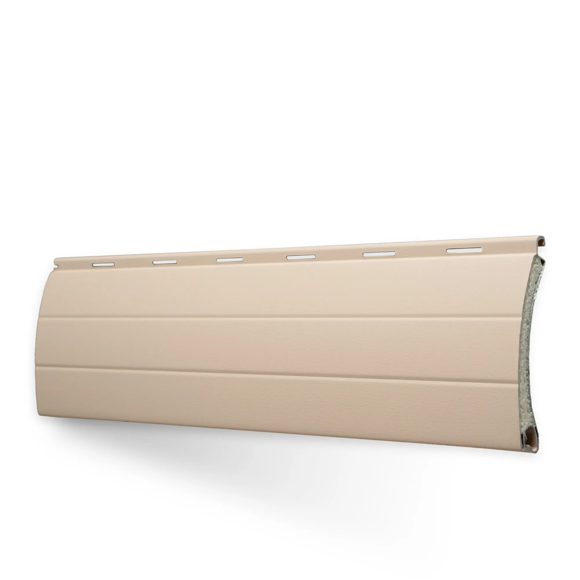 Échantillon lame pour tablier de volet roulant sur mesure | Aluminium / PA52 / 05 beige