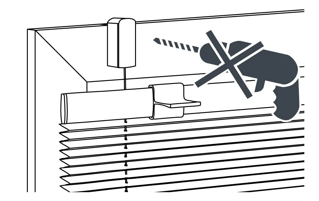 EasyFix Plissee ohne Bohren montiert an einem Fensterrahmen