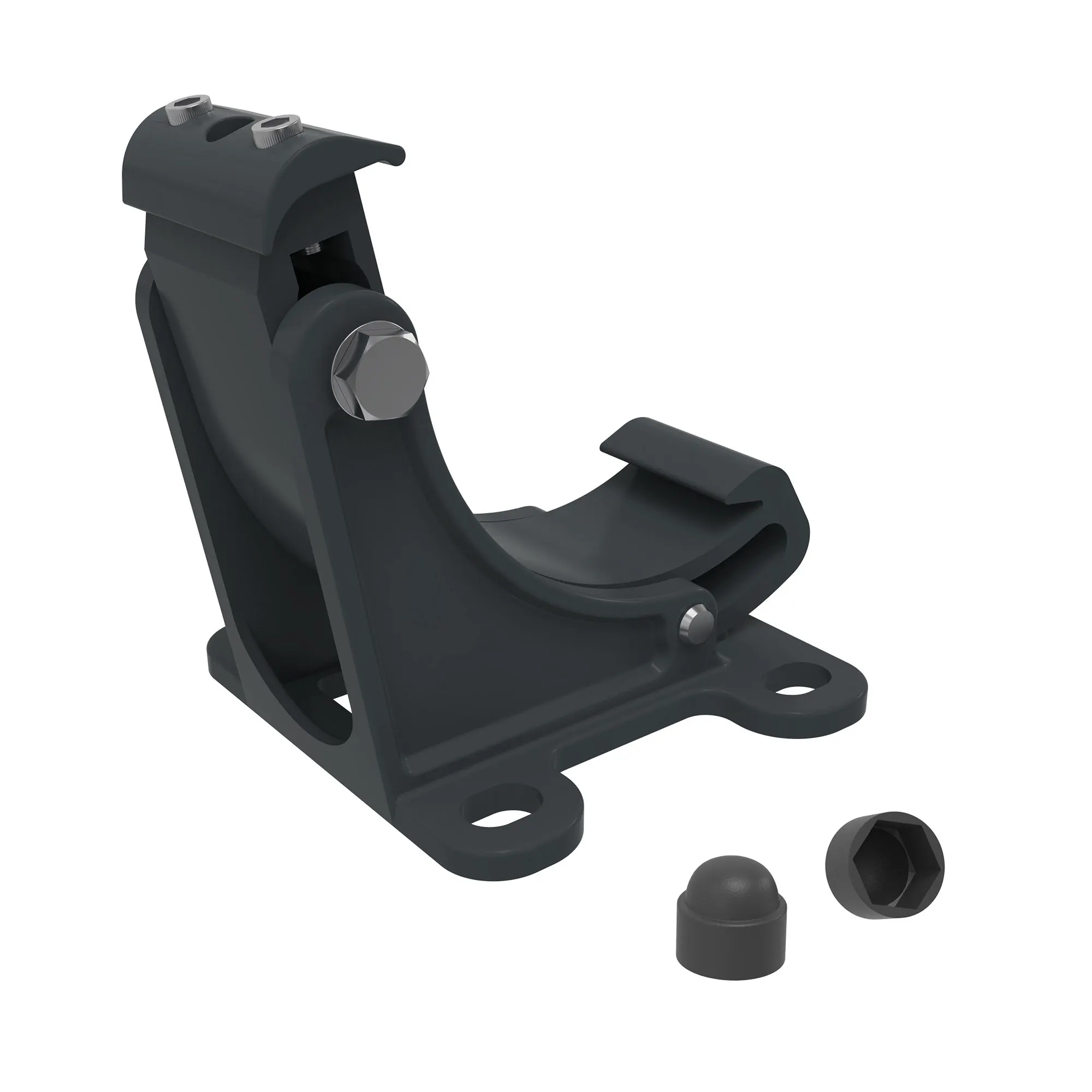 Wandhalterung für Kassettenmarkise Curve 2000 | anthrazit