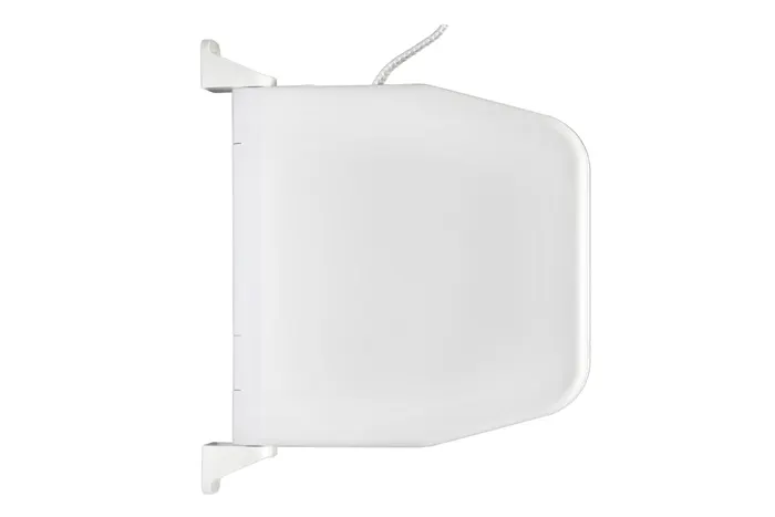 Gurtwickler Aufputz mit Scharniersystem | weiß / inkl. 5 m Gurt