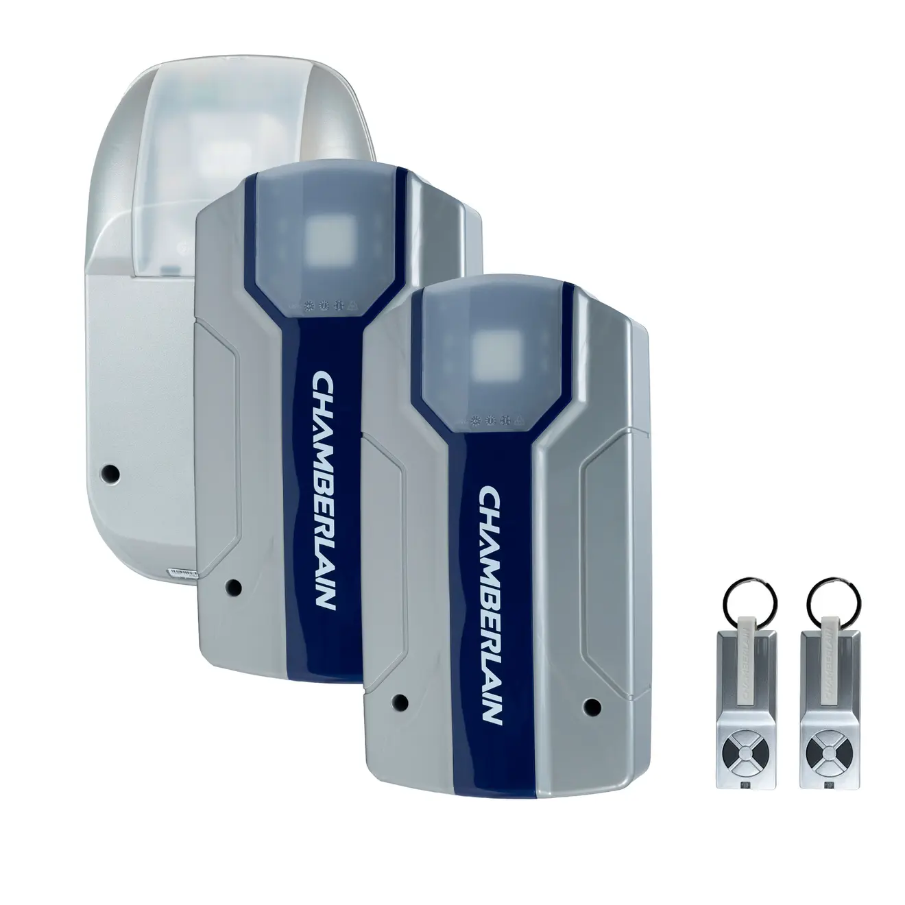 Garagentorantrieb ML mit zwei Steuergeräten und zwei Fernbedienungen