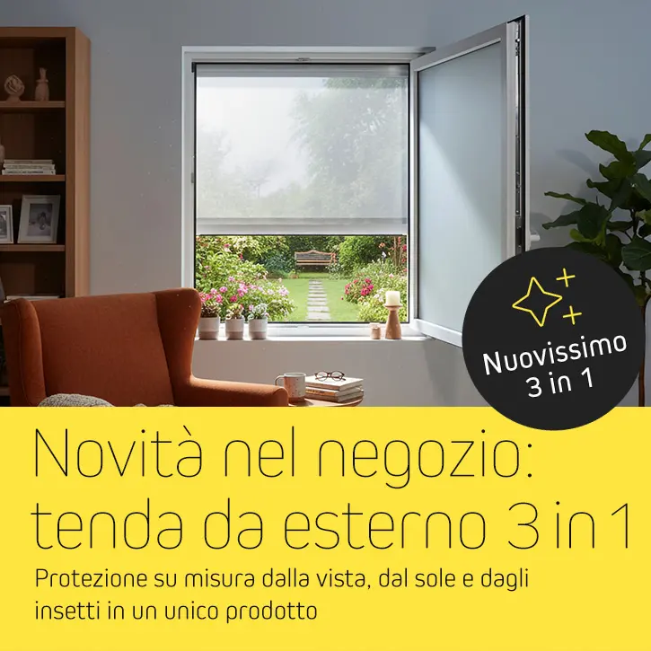 Novità nel negozio: tenda da esterno 3 in 1
