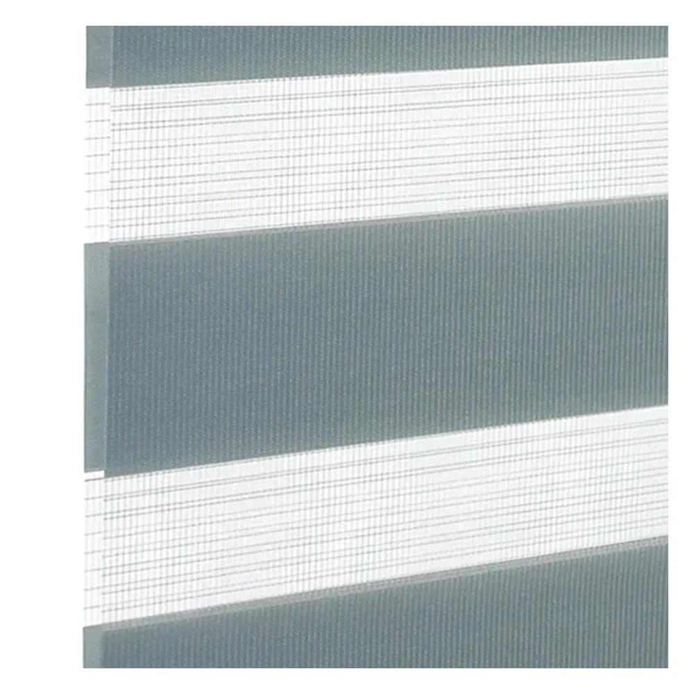 Échantillon tissu pour store enrouleur jour nuit sur mesure | BH23 gris / translucide / Londres