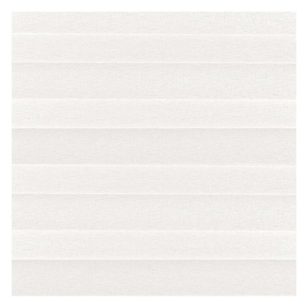 Échantillon tissu pour store plissé sur mesure | 10502 blanc / translucide / Trevira Tendenzia B1