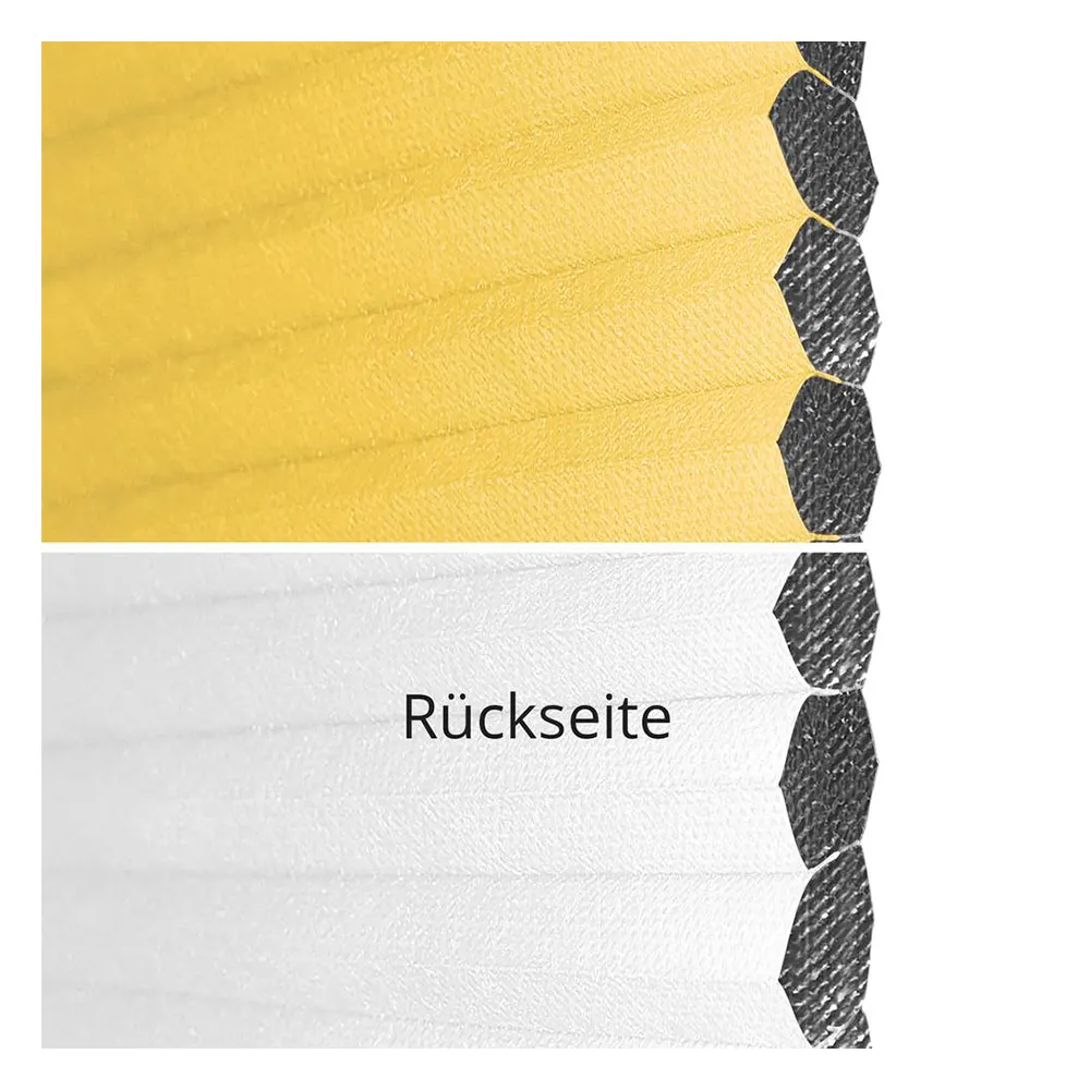Échantillon tissu pour store plissé sur mesure | NC928HB jaune / occultant / NanoCell