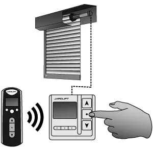 Rückseite - JAROLIFT®™ 1-Kanal Funkempfänger Timer für Rohrmotoren