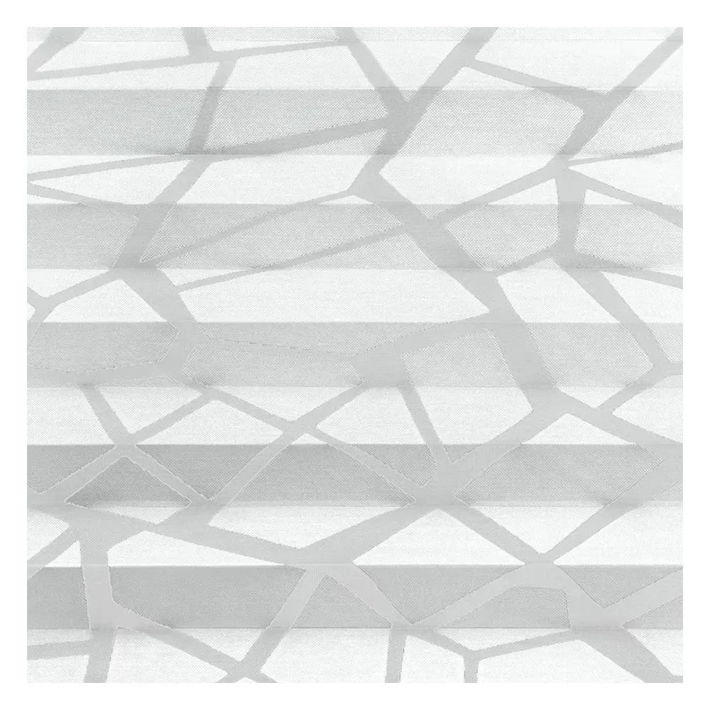 Échantillon tissu pour store plissé sur mesure | 30691 blanc / transparent / Mira