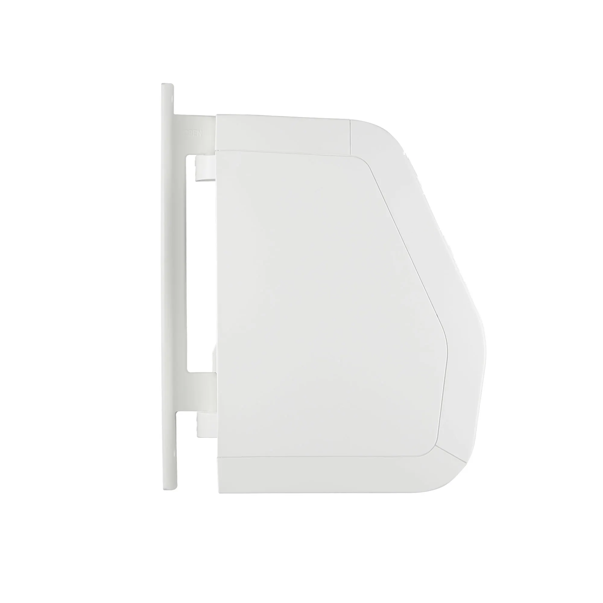 Avvolgitore elettrico JAROMAT Pro, vista laterale, custodia e elementi di montaggio visibili