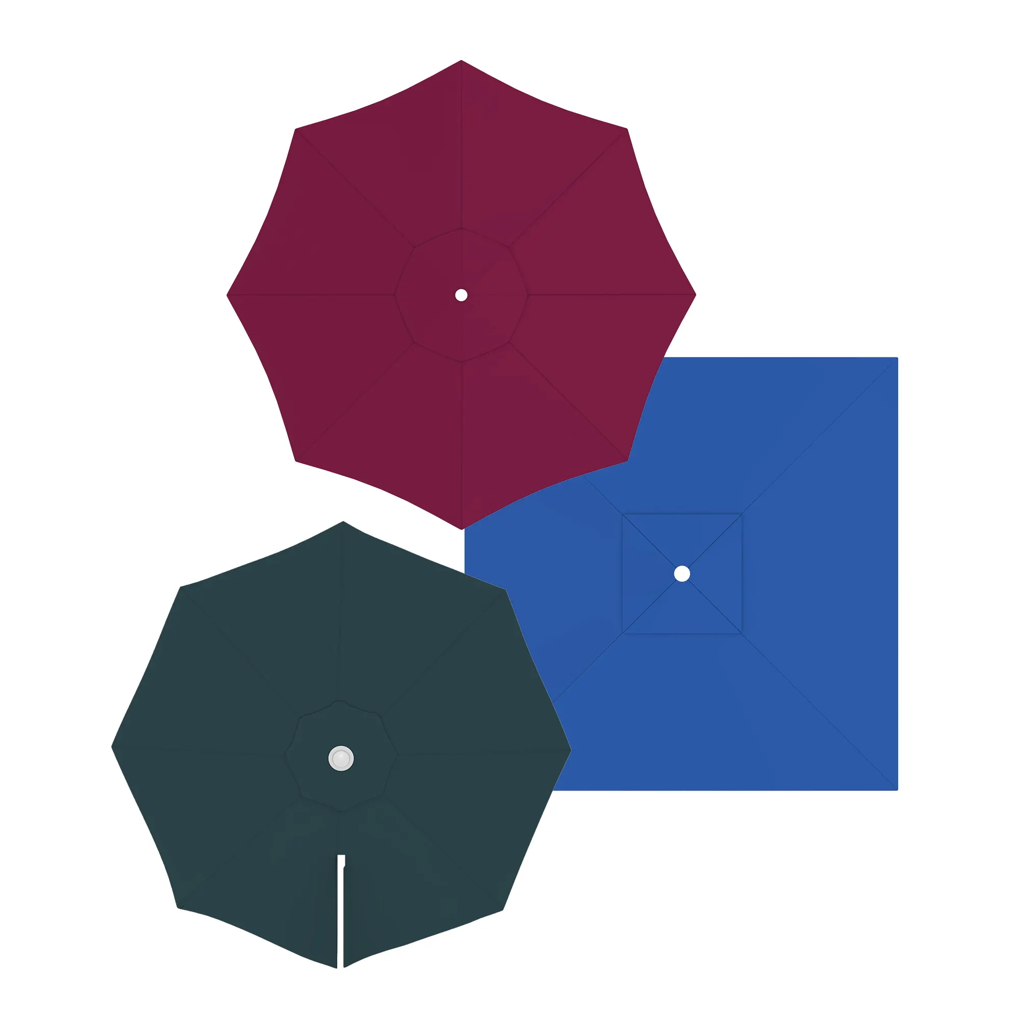 Toile pour parasol interpara (Types au choix)