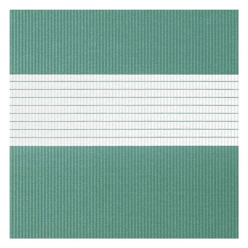 Échantillon tissu pour store enrouleur jour nuit sur mesure | A023 vert / translucide / Spring