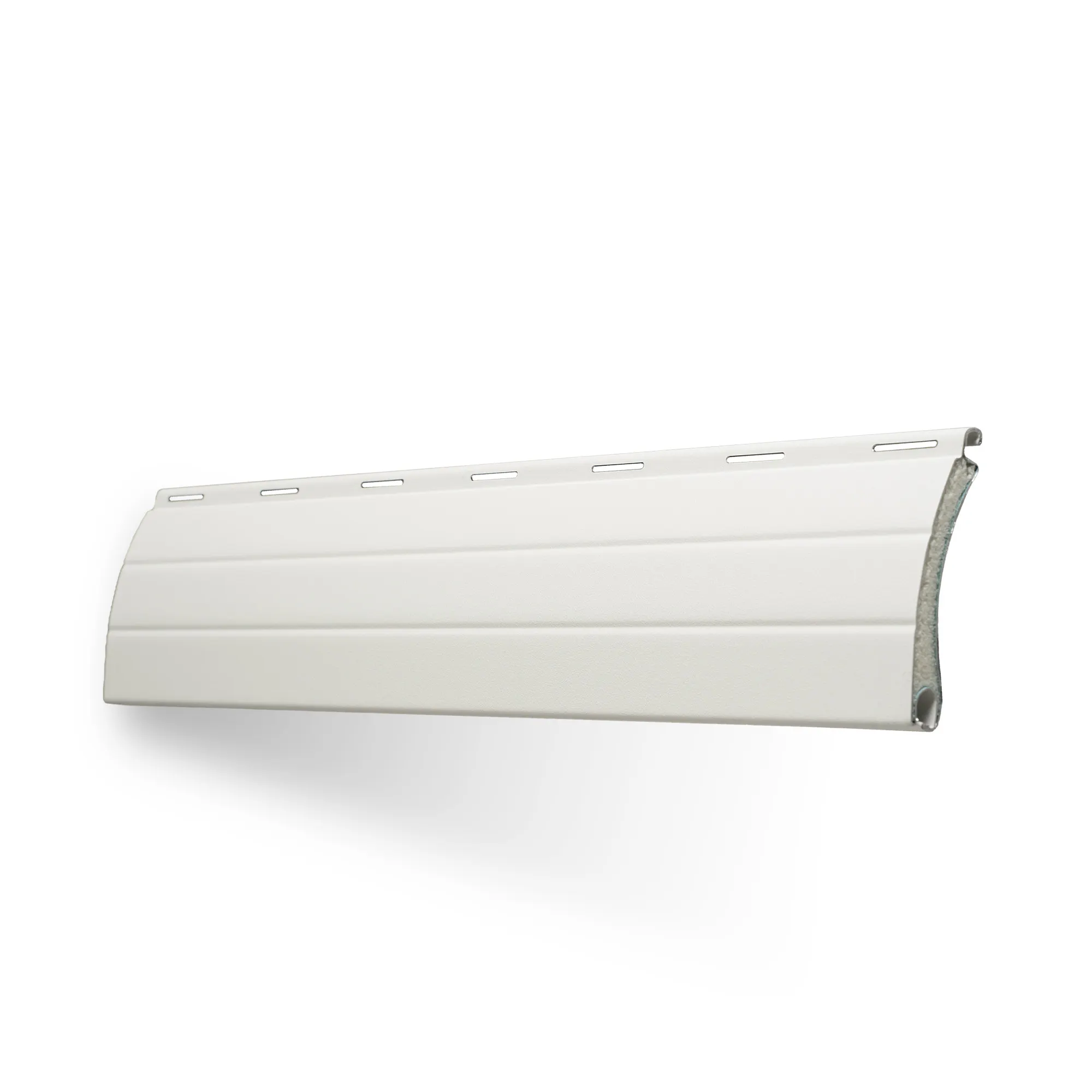 Échantillon lame pour tablier de volet roulant sur mesure | Aluminium / PA39 / 02 blanc