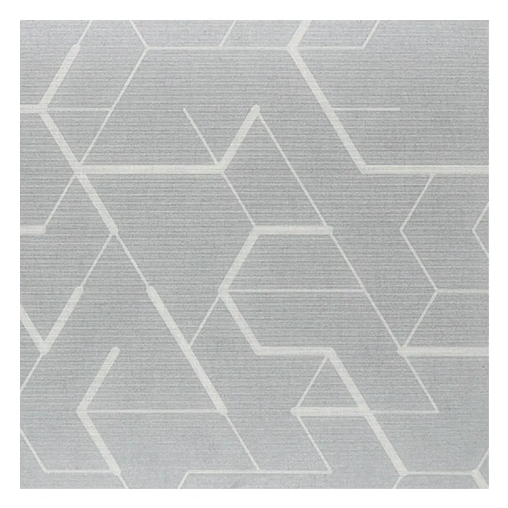 Échantillon tissu pour store enrouleur sur mesure | D-8744 gris / transparent / Dublin