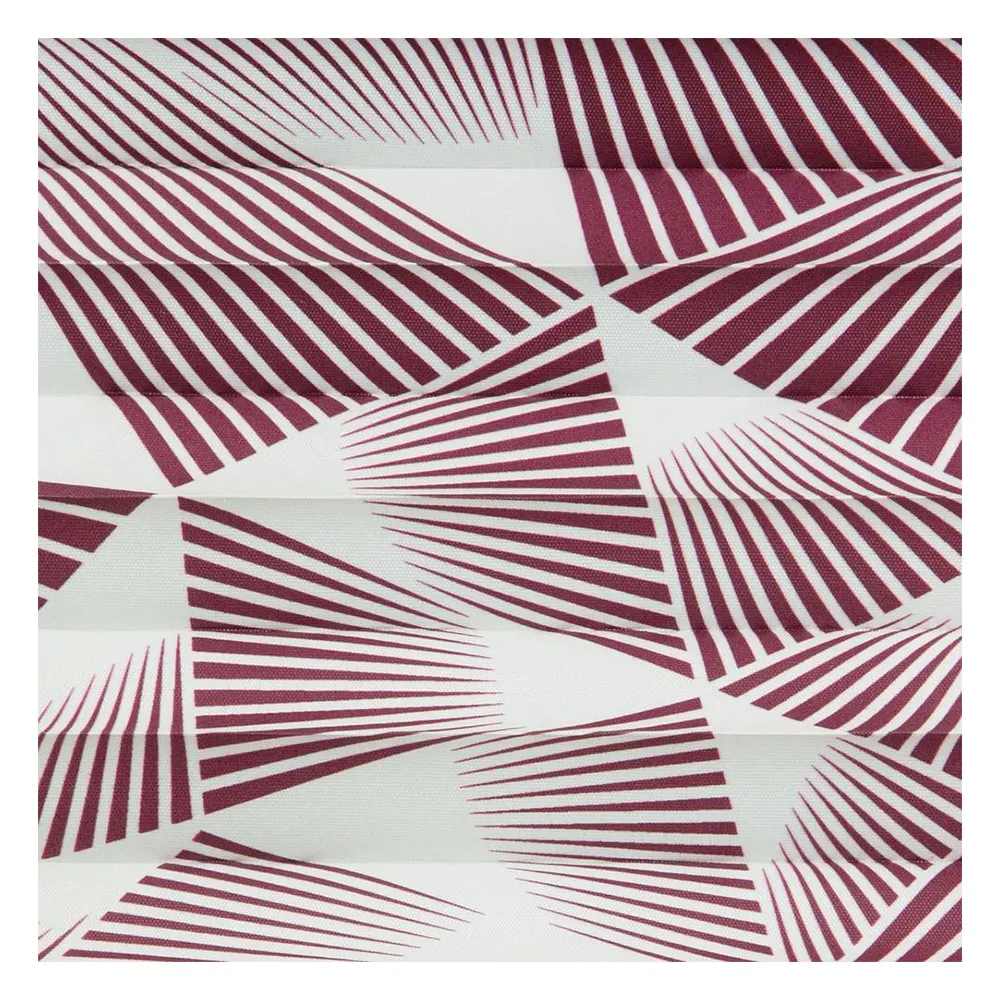 Échantillon tissu pour store plissé sur mesure | 40184 violet / translucide | Triangle Perlmutt Color