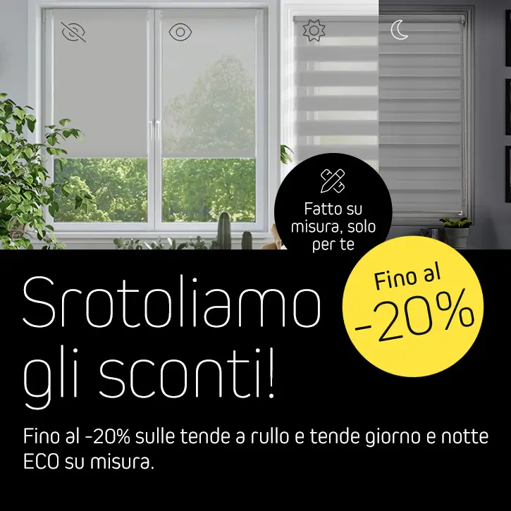 Srotoliamo gli sconti, final ao -20%