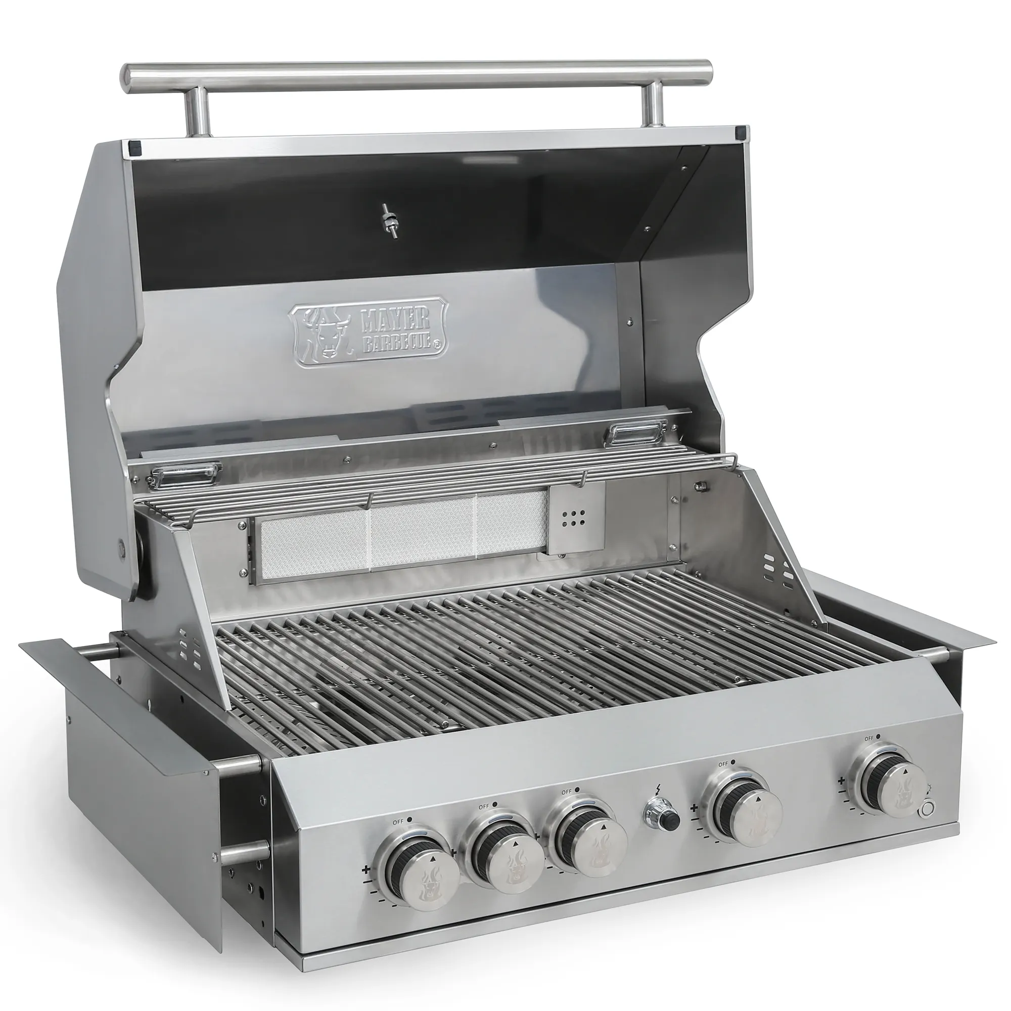 Einbau-Gasgrill MBG-400S/EB | mit Backburner