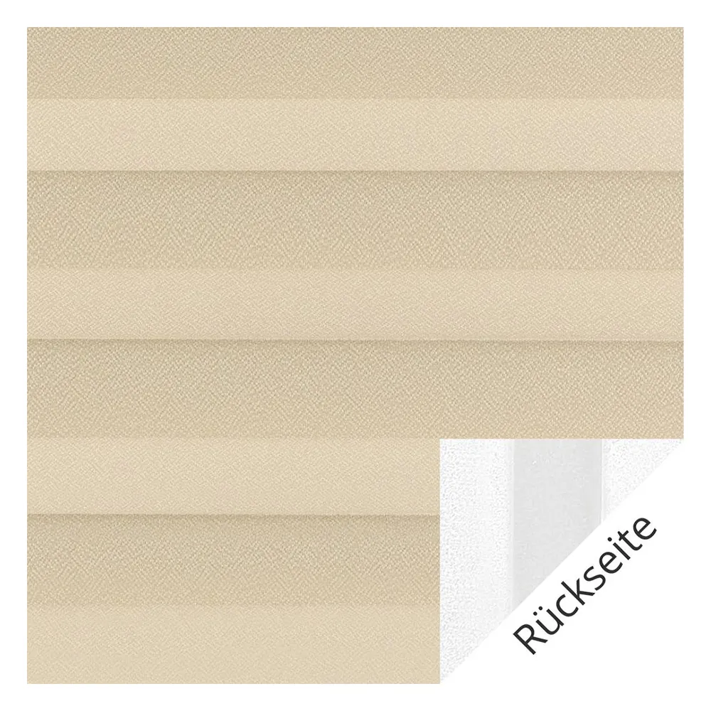 Stoffmuster für Plissee nach Maß | 10744 beige / verdunkelnd / Lunata blackout