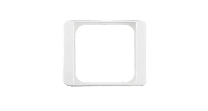 Quadratischer Zwischenrahmen, geeignet für Schalter oder Steckdosen, schlichtes Design