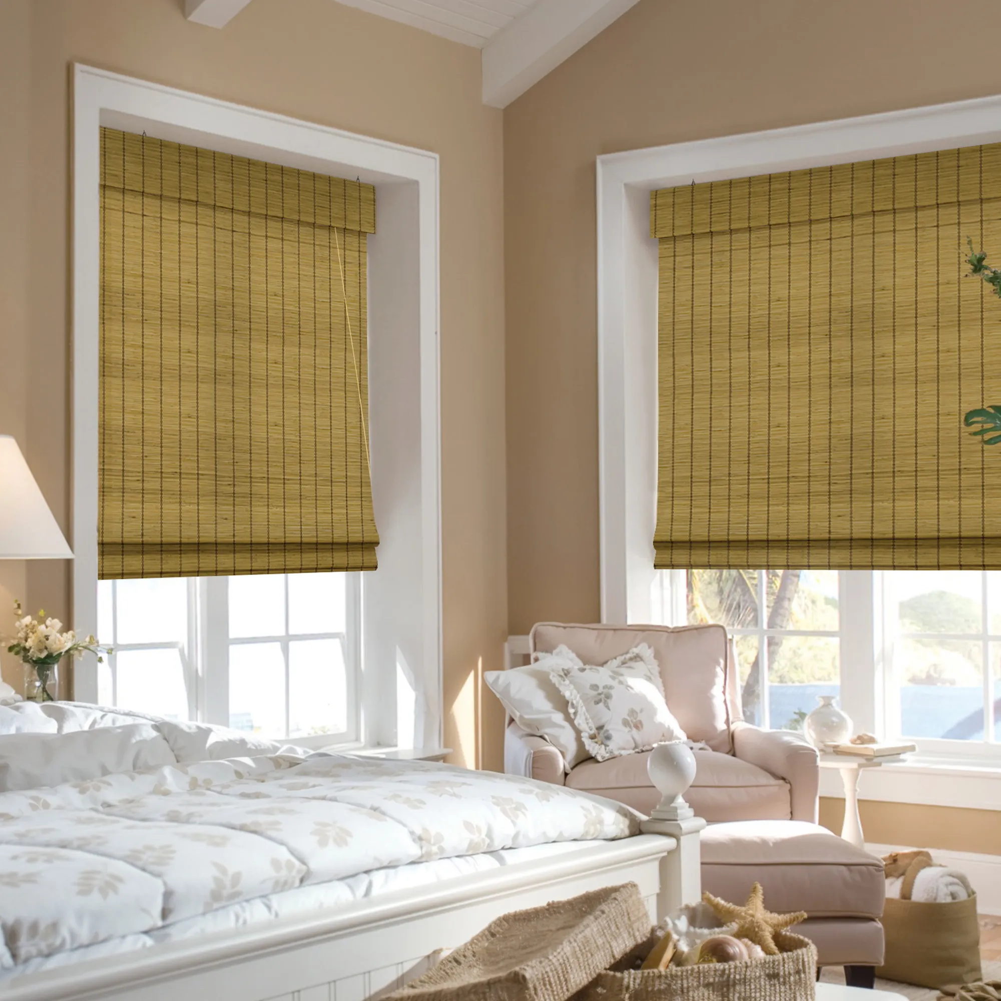 Estor Plegable de Bambú | 40 x 130 cm, marrón