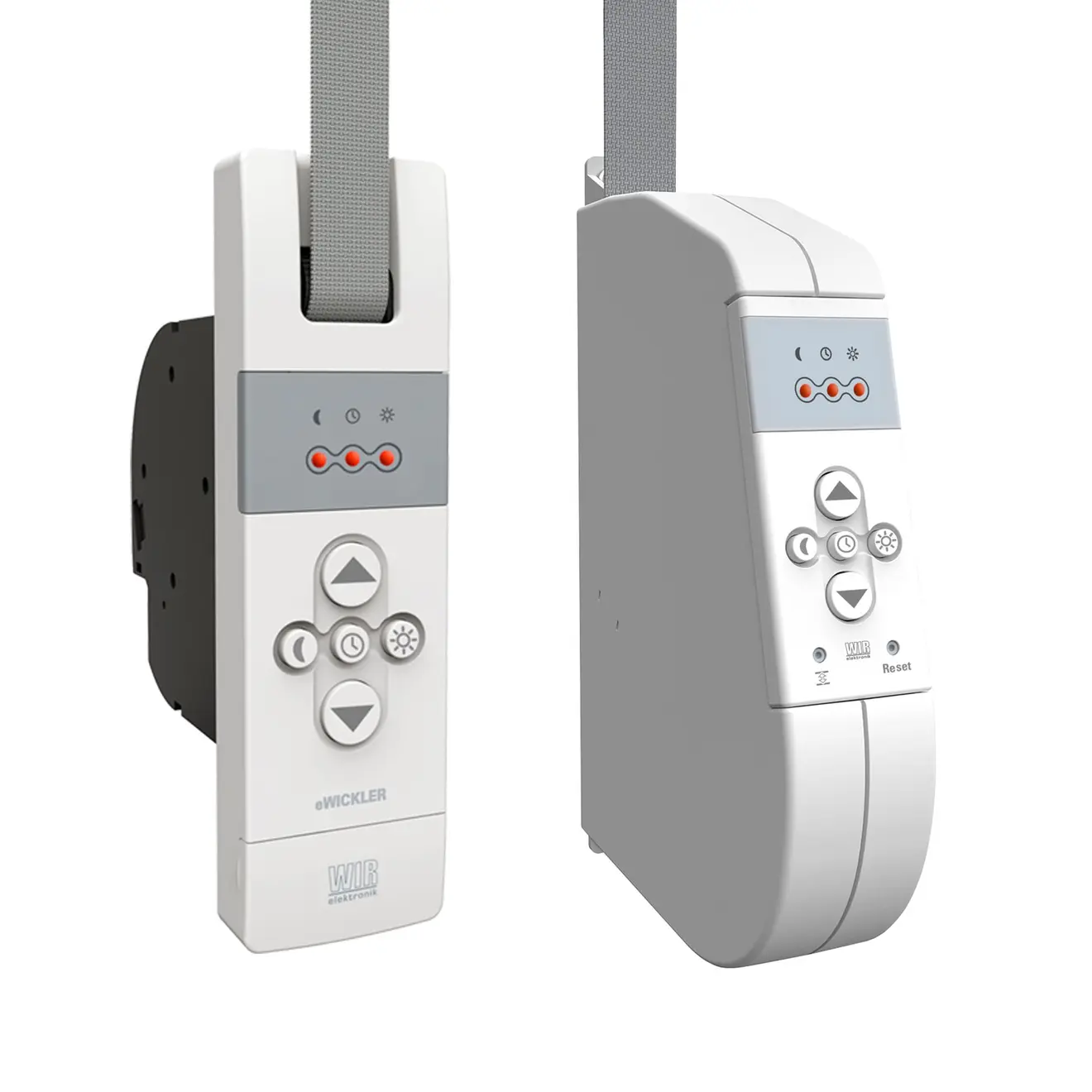 Elektrischer Gurtwickler eWickler Standard mit Bedienelementen und Gurtaufnahme