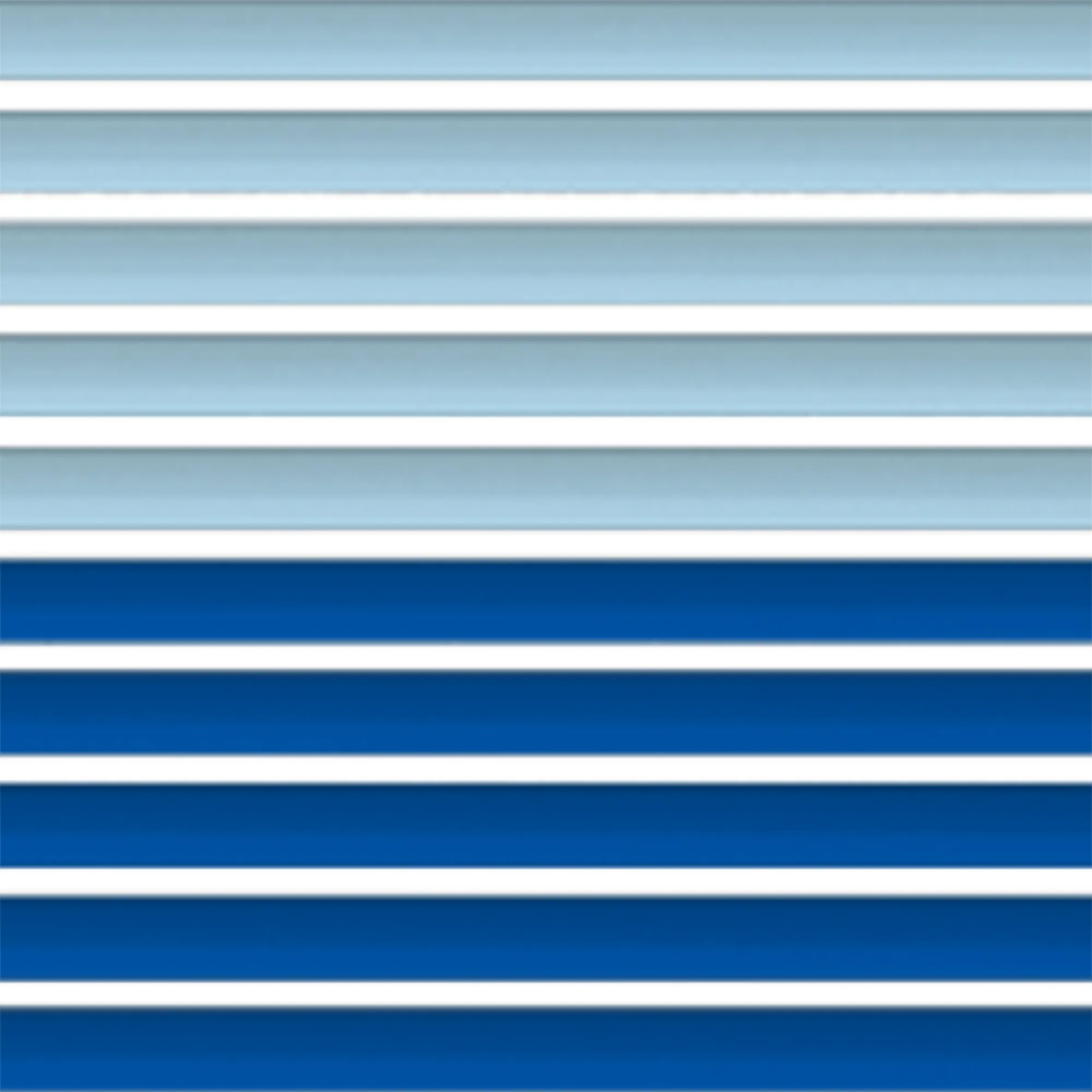 Campioni di lamelle per veneziane in alluminio su misura | 25 mm / MC04 Duo blu / opaco