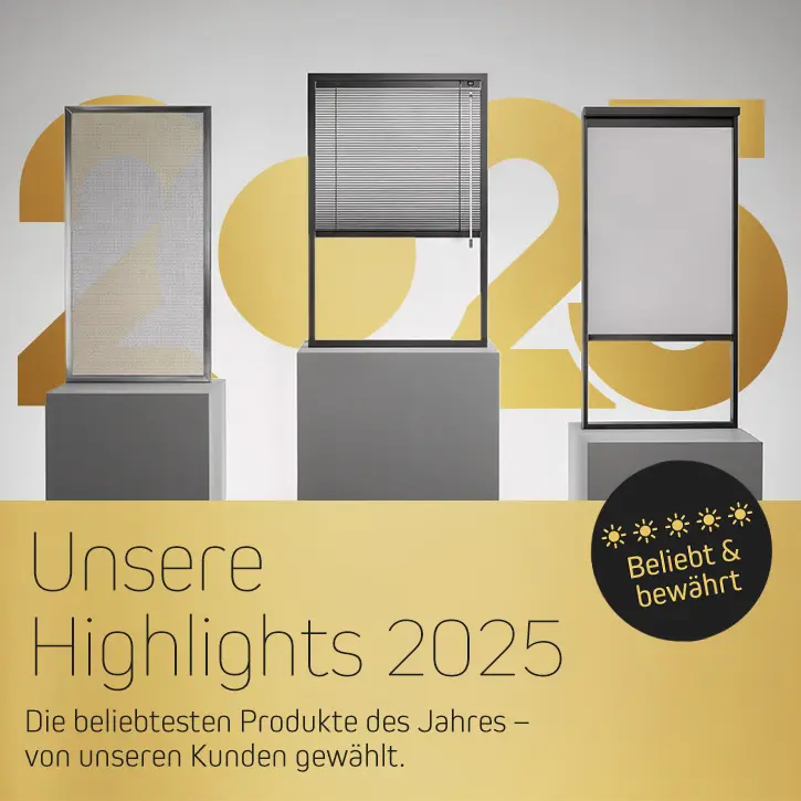 Unsere Highlights 2025. Die beliebtesten Produkte des Jahres, von unseren Kunden gewählt.