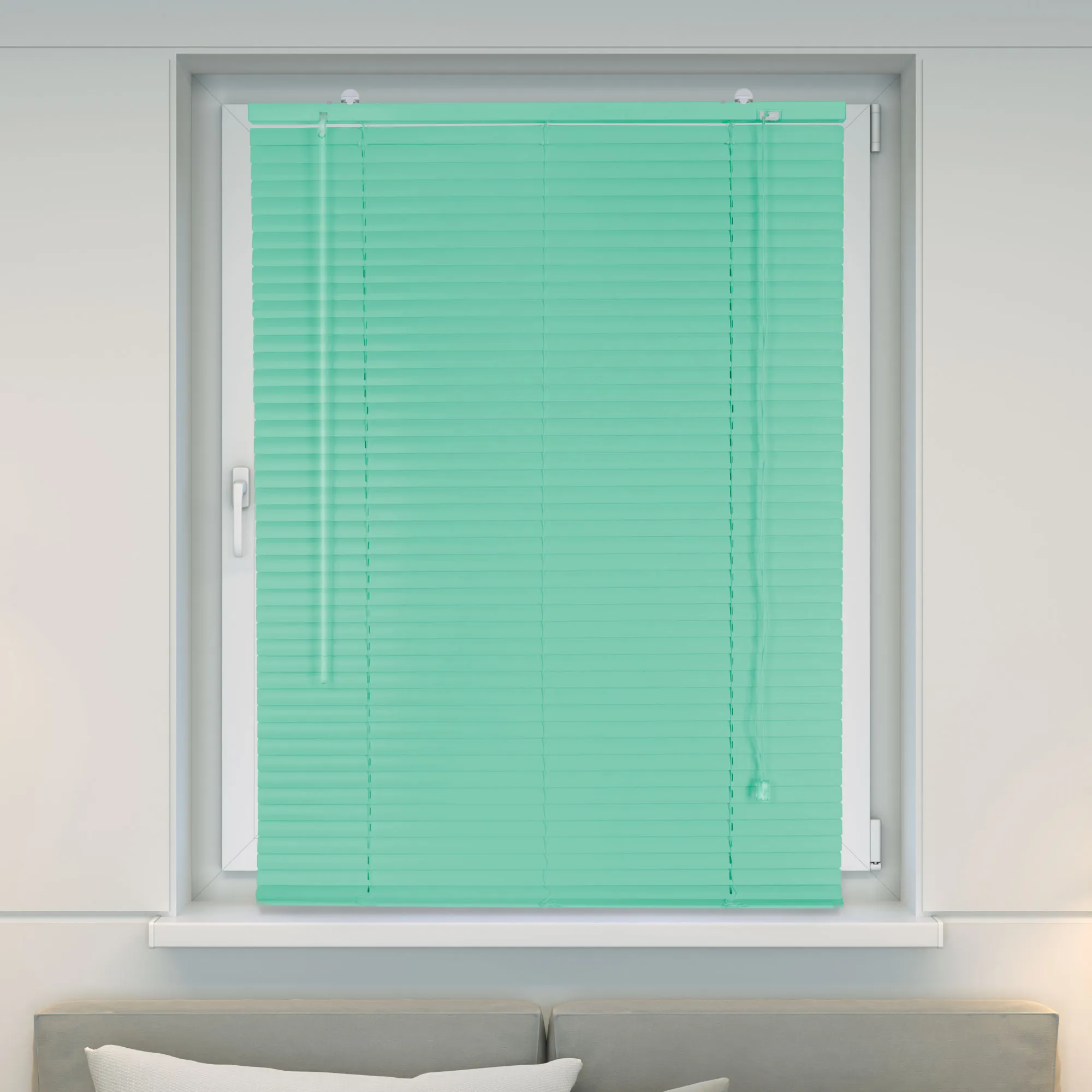 Aluminium Jalousie | 50 x 130 cm, grün matt