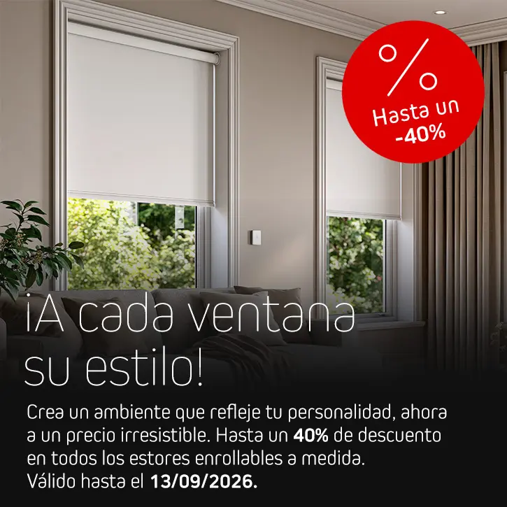 Estores enrollables a medida -40%