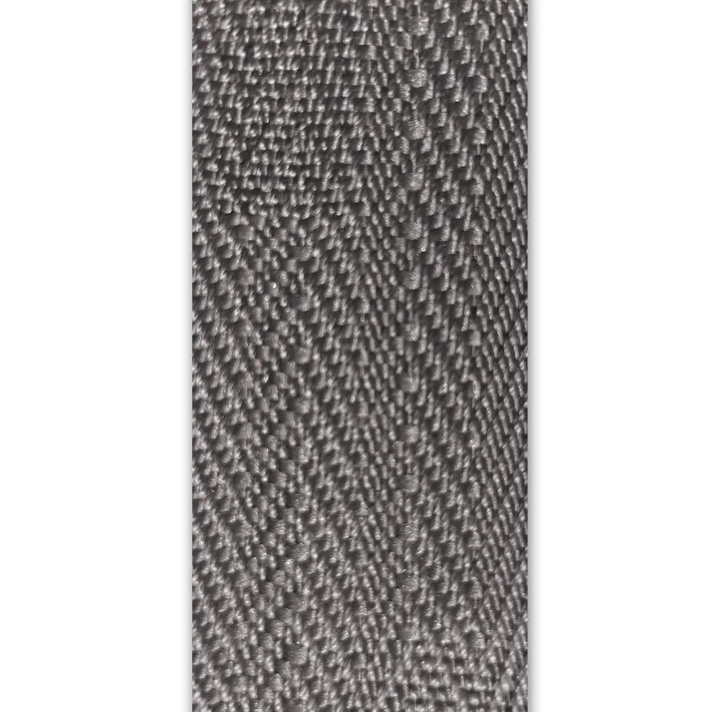 Muestra de cinta decorativa para persiana  veneciana de madera 50 mm a medida | Chevrón / 25 mm / Steel