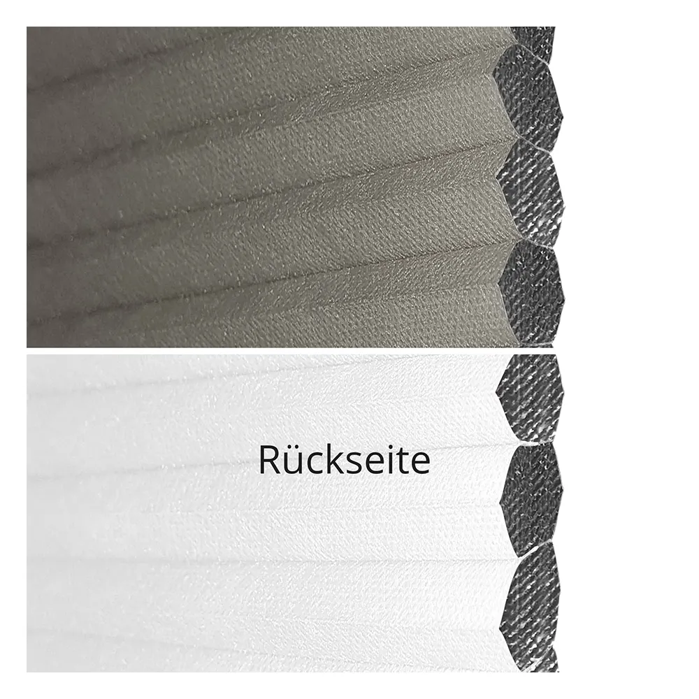 Échantillon tissu pour store plissé sur mesure | NC935HB gris / occultant / NanoCell