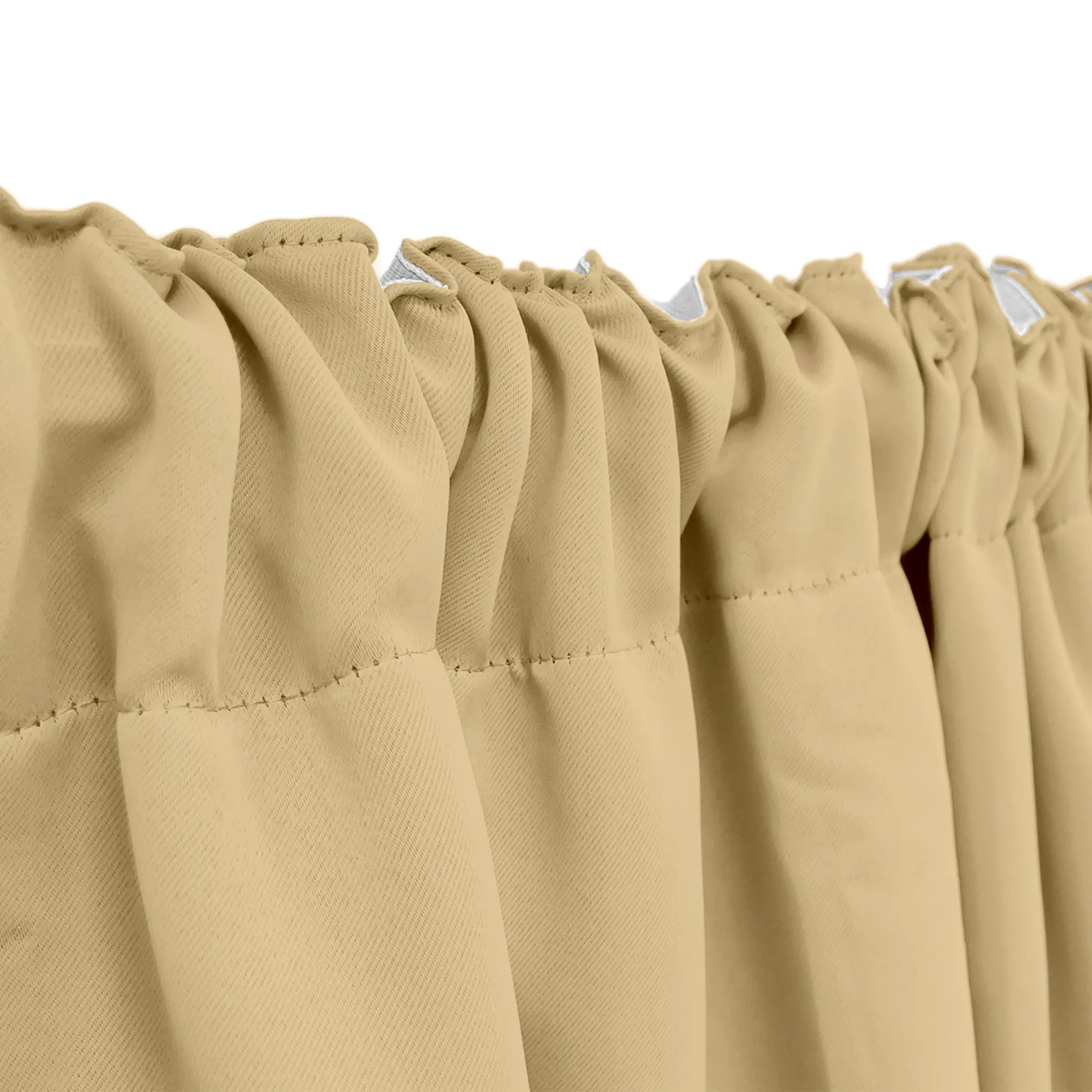 Tenda con arricciatura per coprire decorativamente la finestra