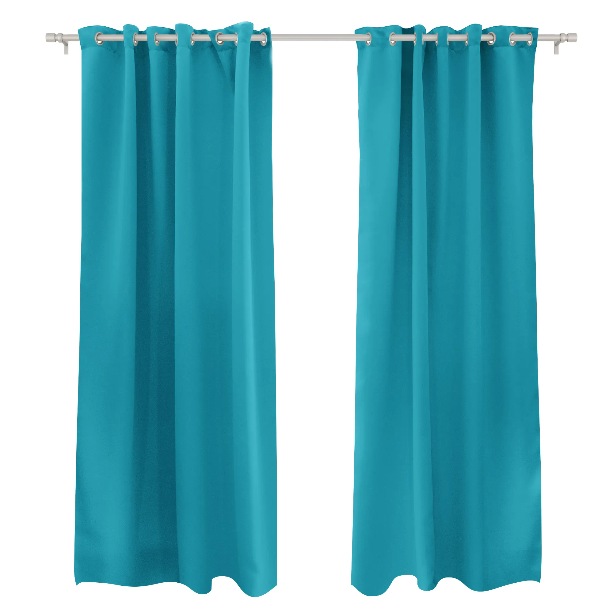 Tenda ad anelli AURORA appesa a una barra, funzionale e decorativa