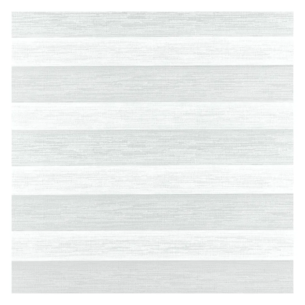 Échantillon tissu pour store plissé sur mesure | 30131 blanc / transparent / Para